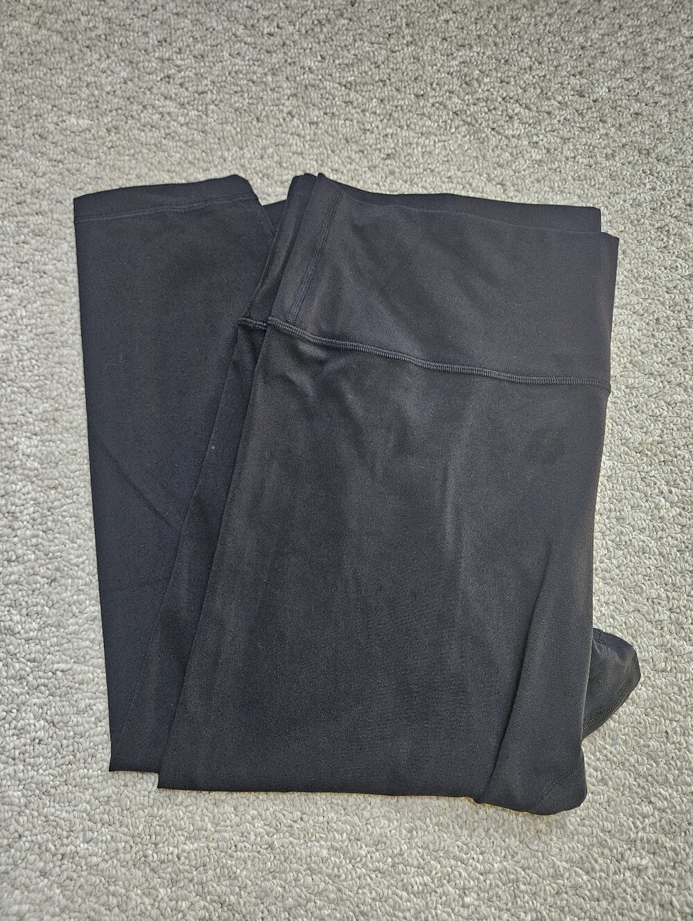 Lululemon Black Stretch Crop 7/8 Length High Rise Leggings Plus 20 Athletic Gym